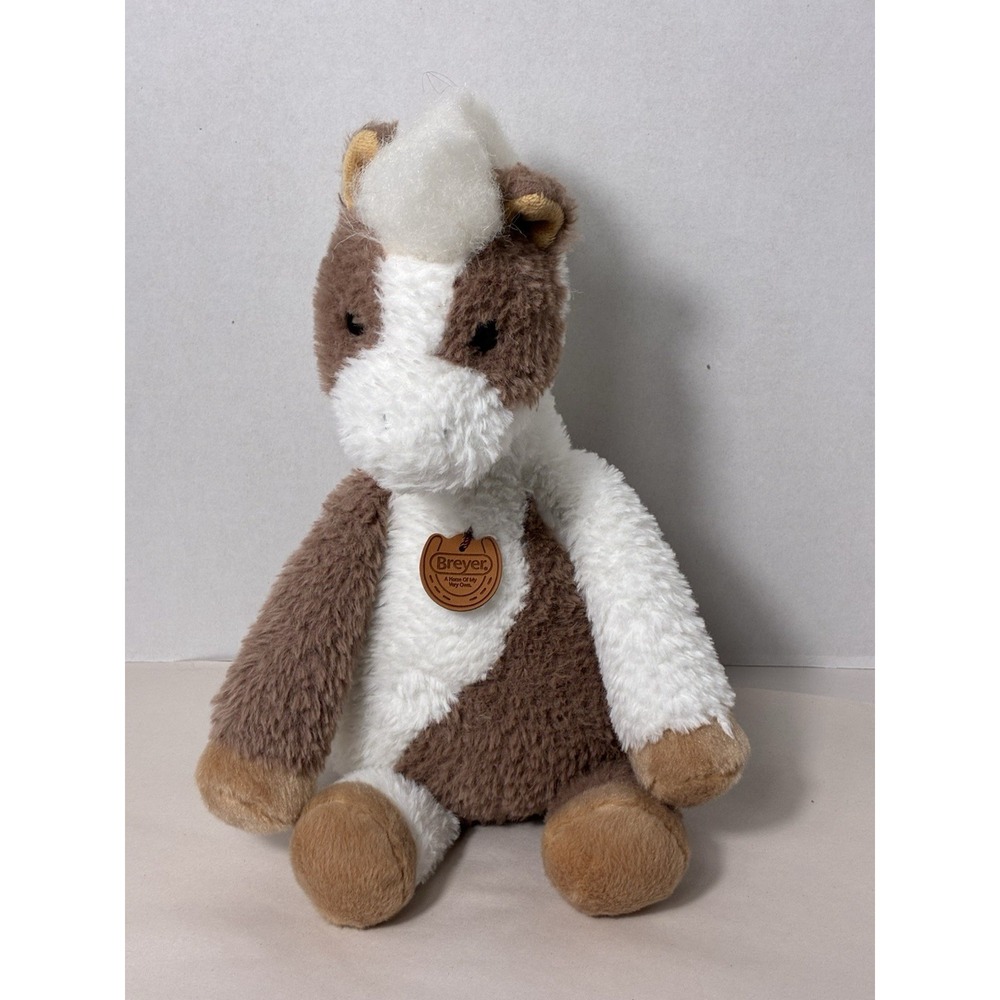 Breyer Cuddle Buddies Retired River Plush Horse 12" Sitting